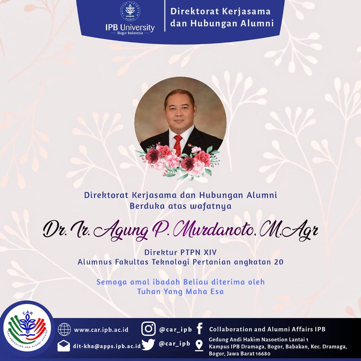 Direktorat Kerjasama dan Hubungan Alumni IPB tweet media