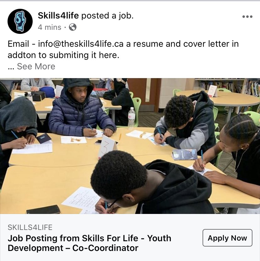SLifeinc's tweet photo. Skills For Life is hiring! Visit Skills for Life on FB for the full Job Posting.
https://t.co/S3D91d8GLo. Email - info@theskills4life.ca your resume and cover letter. #jobs #youth #summer #canadasummerjobs #ONworks #school #money #adult https://t.co/eFi5bRFLXV