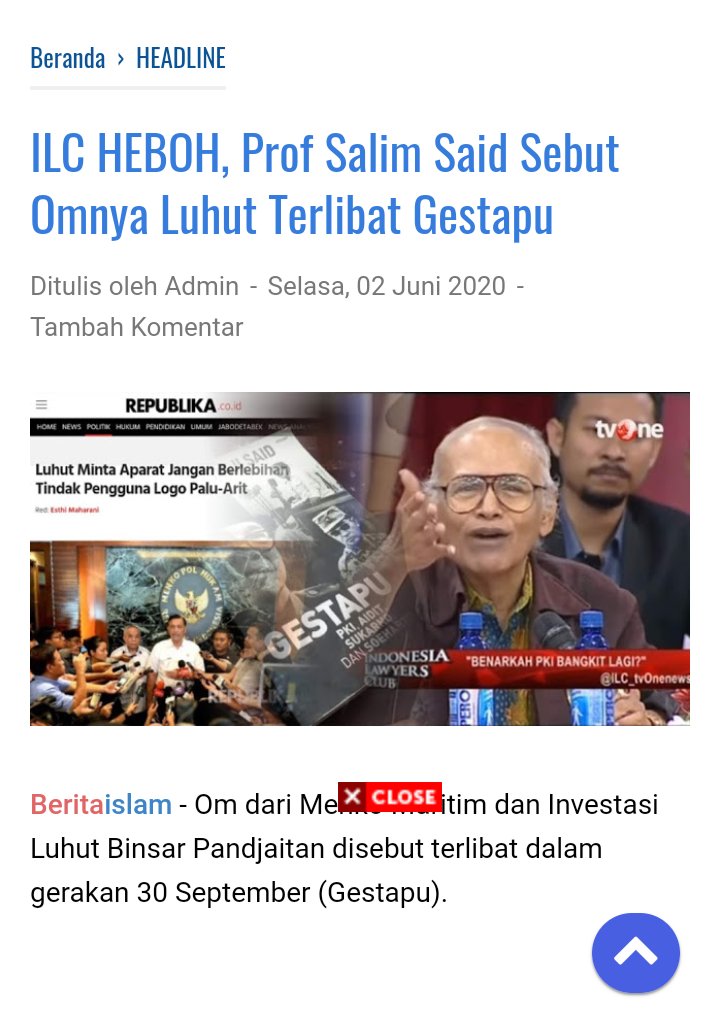 <a href="/MichelAdamNP/">Michel Adam</a> Ruslan Buton Gagah Berani
menangkap 5 TKA China Asengs
Rakyat, pengacara dan para Veteran siap mendukungmu.
#LBPHancurkanIndonesia 
#LBPHancurkanIndonesia
