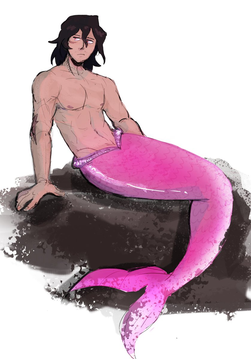 charitygacha's tweet photo. Middy turned the charity Gachapon and recieved a Mermaid Aizawa! 

Art by @boggllez! 

Thankyou for donating to Color of Change via our tiltify 💖 https://t.co/Drski8BAEa