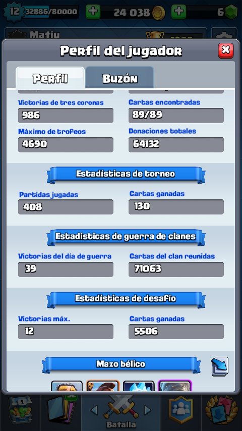 Algún clan o algo para volver ?esa es de la cuenta que perdí ahora llegue a los 5000 trofeos