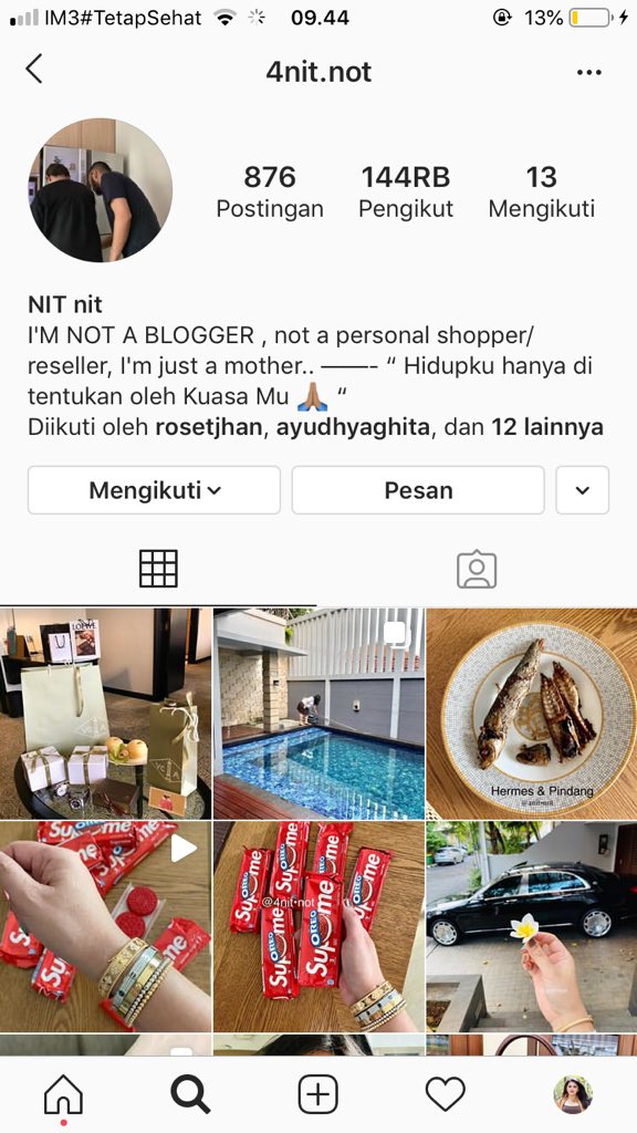 nih coba anda follow buat yg blm seberapa tp riya riya , atau buat yg suka kepo ngatain soal kerjaan org tp yg dikepoin bs hdp happy2 aja 🤘🏻