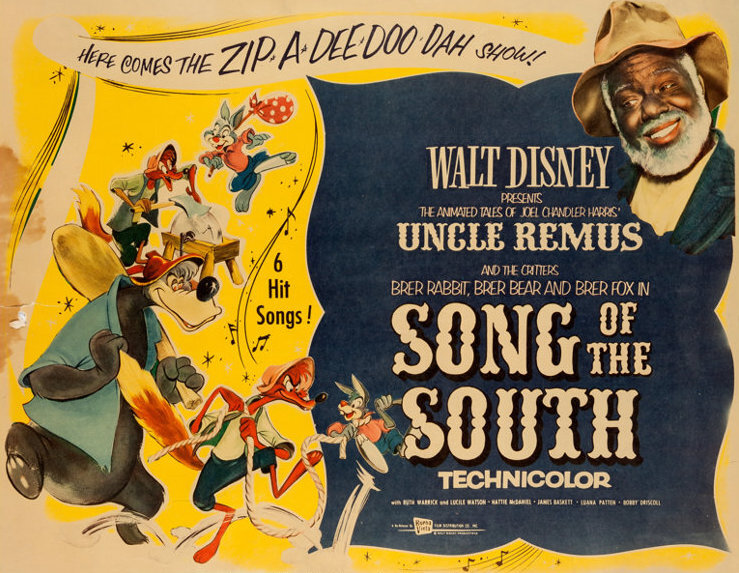 Disney made a LOT of...uh, problematic...movies, but none quite so indefensible as Song of the South, a Reconstruction movie in which a formerly enslaved man tells a young, wealthy white boy about how nice things were during the slavery era.1/