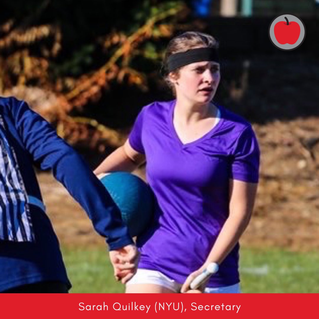(6/6) Last but not least, announcing our BAQC Secretary who our team couldn’t exist without.... <a href="/NYUQuidditch/">NYU Quidditch</a>’s incomparable Sarah Quilkey 🎉🎉🎉