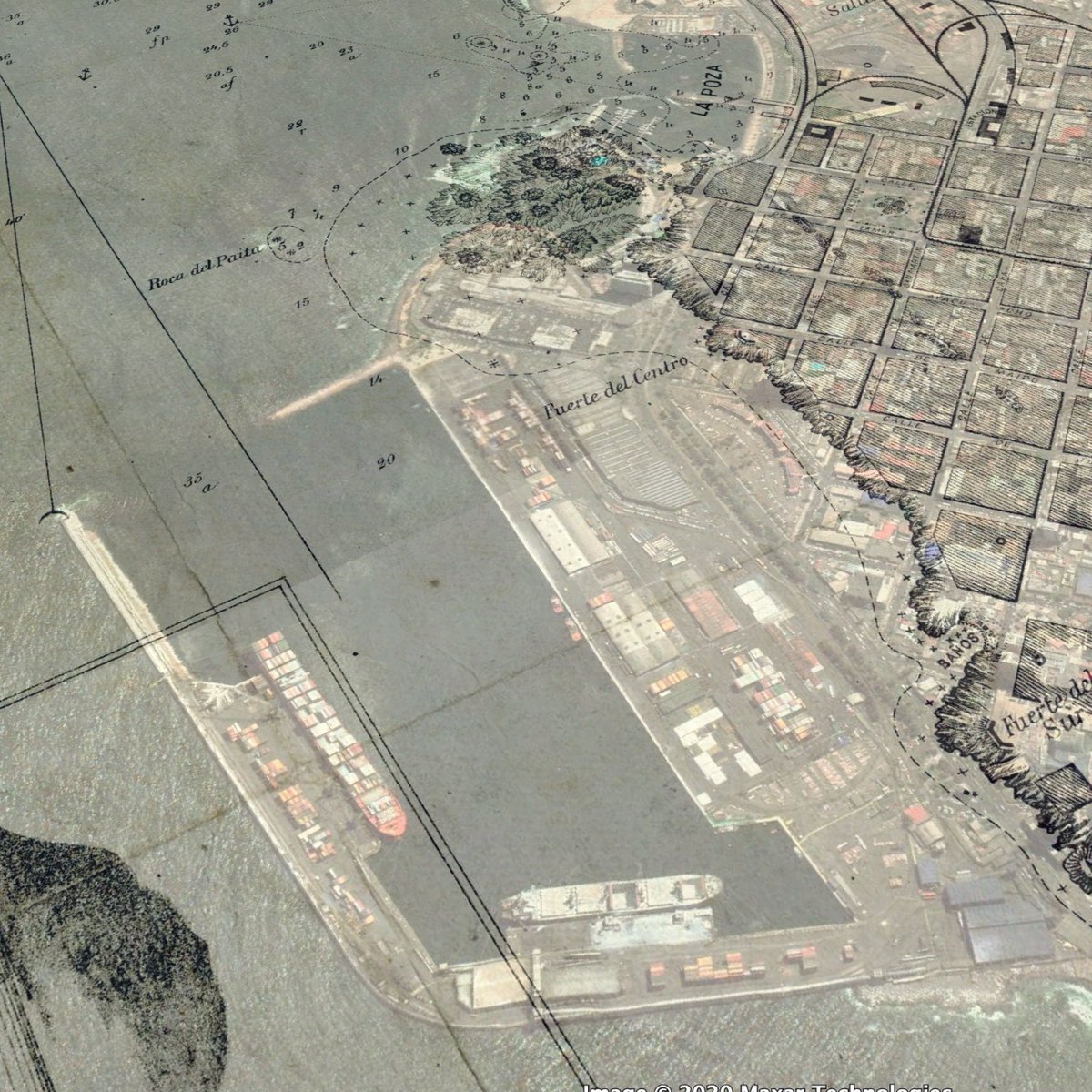 Antofagasta en 1880, plano del Ingeniero Geógrafo Alejandro Bertrand <a href="/Uchile/">Universidad de Chile</a>

¿Dónde estaba el borde costero original?

Nueva #cartocapsula junio 2020 en cuarentena, link para descargar y abrir en Google Earth.

dropbox.com/s/92484o59i7se…

@taller_ciudad_puerto_fau
<a href="/mundofau_uchile/">FAU U. de Chile</a>
