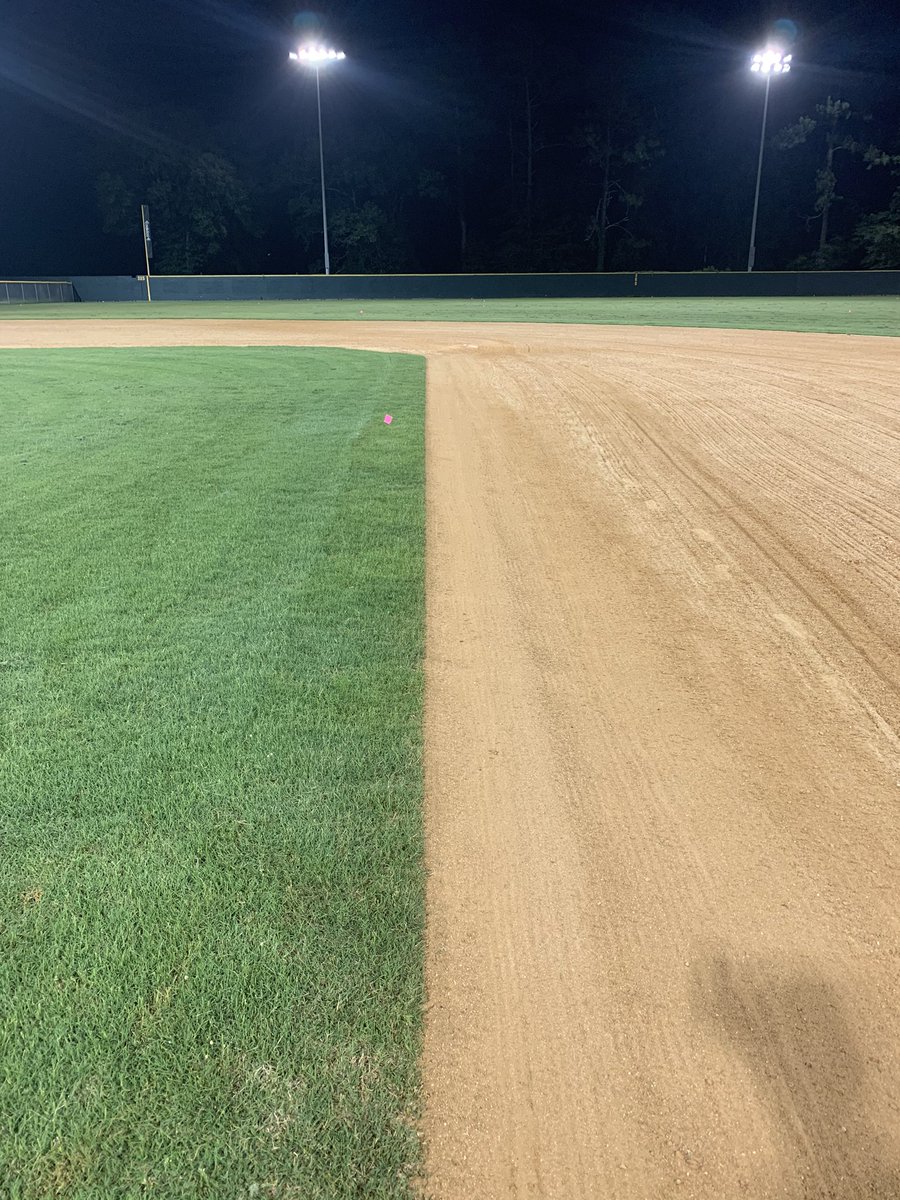 NightHawkBaseba's tweet photo. The edges are ready, just in case a game were to break out! #comebackbaseball https://t.co/TnXZPV5vB6