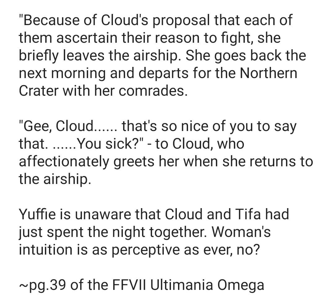 [FF7] Still chuckle over this