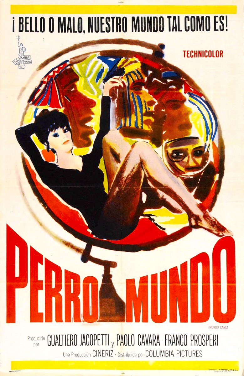 Dr_Giallo's tweet photo. MONDO CANE (1962) initially rejected for UK #exploitation #pseudoDocumentary #horror #mondo #poster https://t.co/FvgxvFWhCg