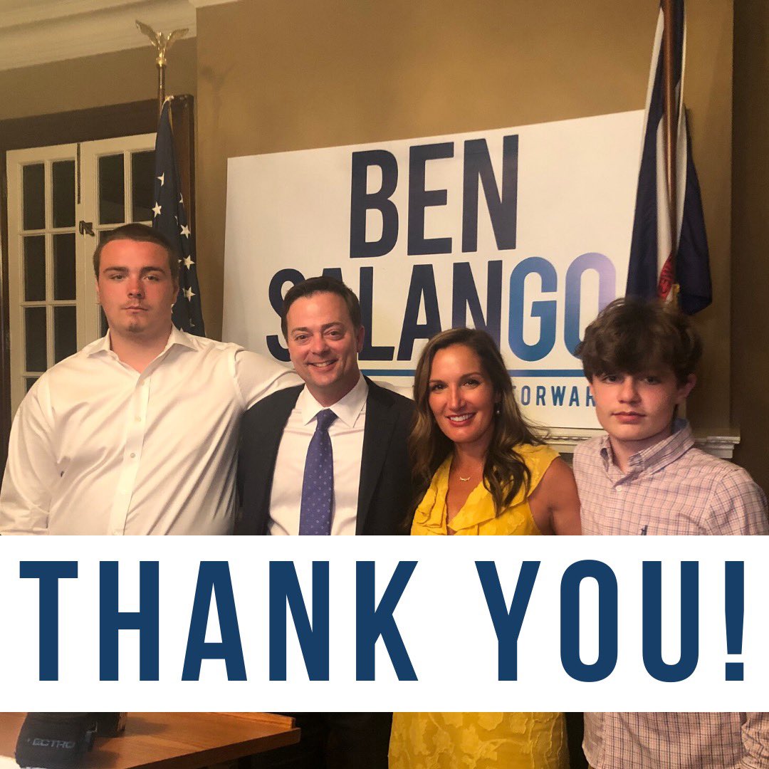 BenSalango's tweet photo. Thank you to everyone who voted in this election! Now it’s time to beat Jim Justice and move West Virginia forward! #wvgov https://t.co/RJU3qrGnzQ