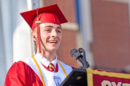 DOTYDad's tweet photo. Great Opening Remarks by Collin Bass! #ProudPrincipal #cywoods212 https://t.co/WBy3rdmzJe