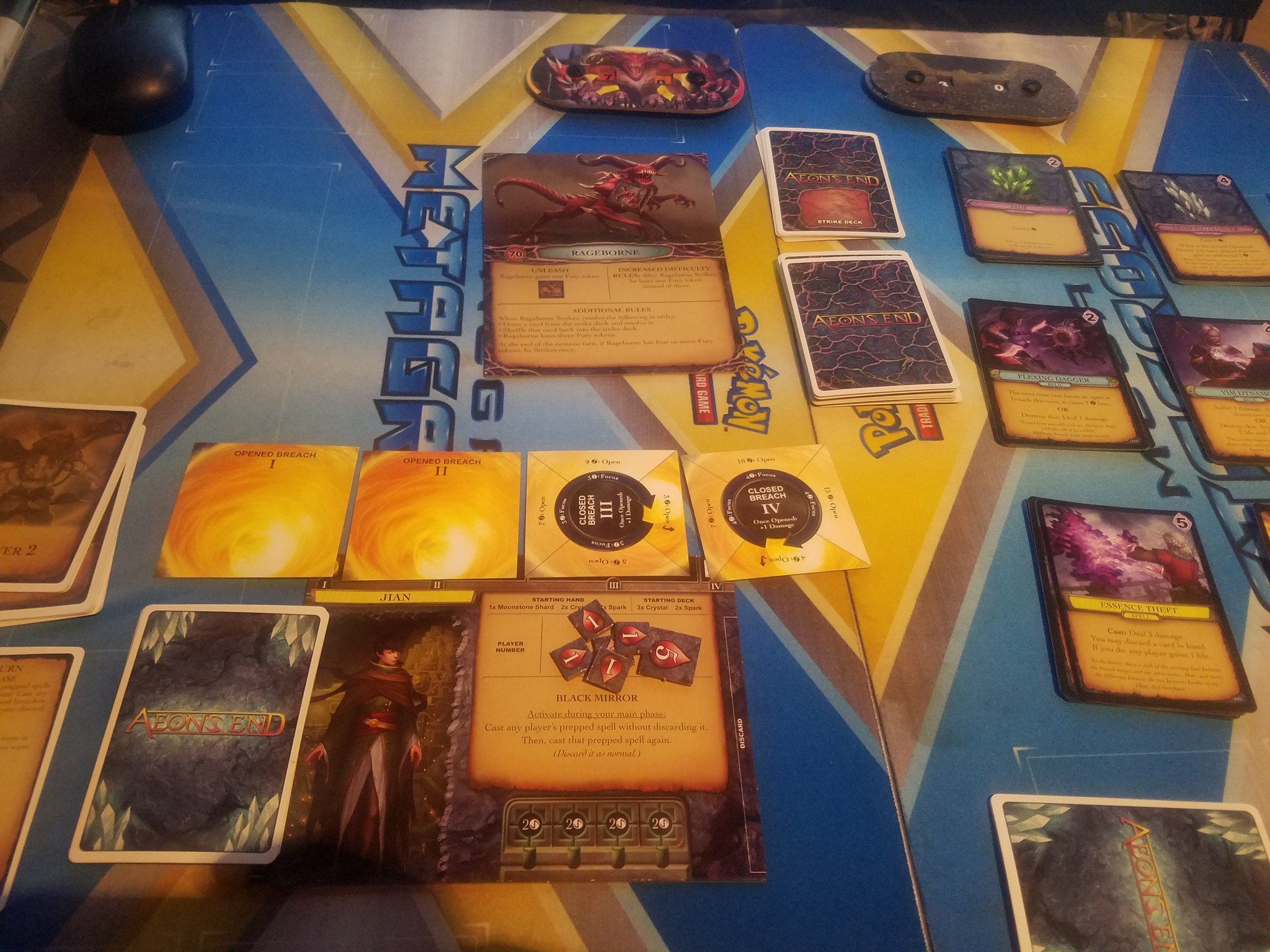 board games night on Twitter: "Aeon's end Is my favorite cooperative deck  building game, maybe one mage can save the day ... Aeon's end es mi juego deck  building favorito,Tal vez un