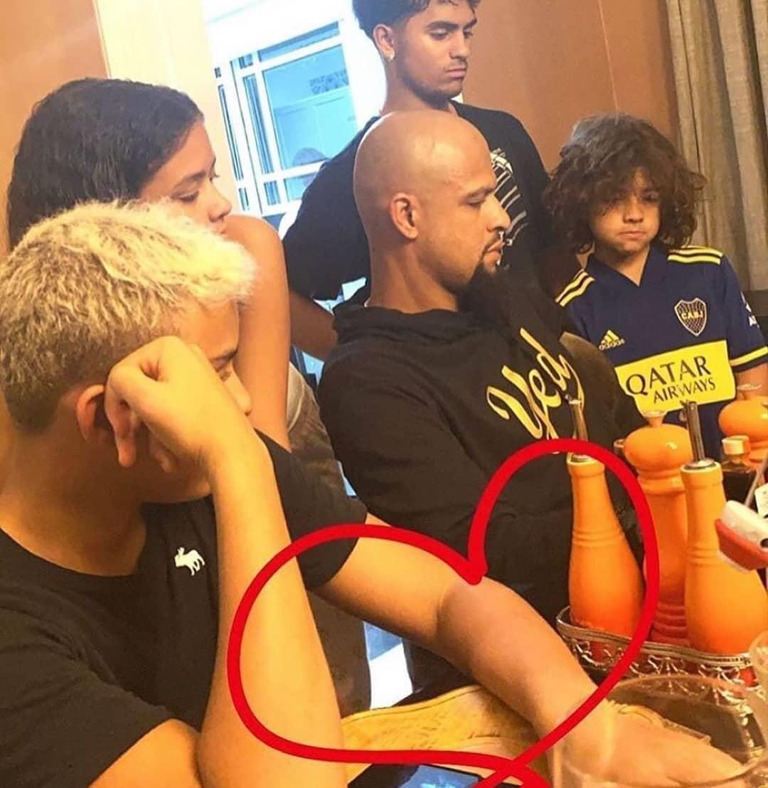 El hijo de Felipe Melo con la de <a href="/BocaJrsOficial/">Boca Juniors</a> !!! 👏👏👏💙💛💙