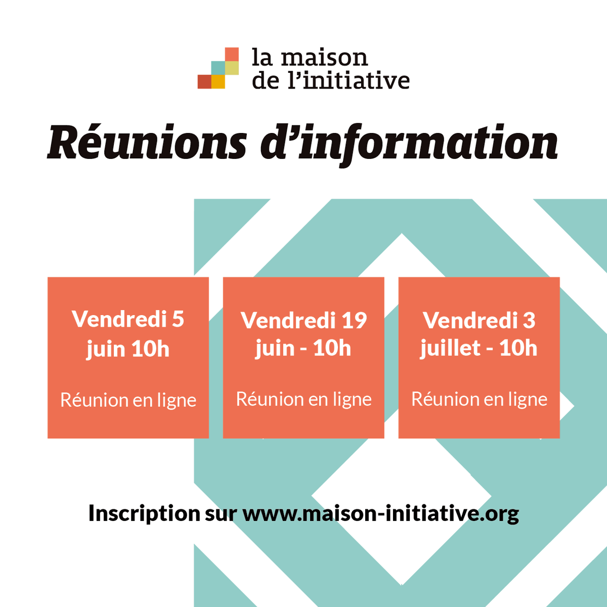 La Maison de l’Initiative développe des solutions en phase avec les besoins et les préoccupations des #entrepreneurs
Inscriptions ➡️ maison-initiative.org

🟥 Rémunération régulière
🟧 Protection sociale
🟨 Droit au chômage
🟦 Comptabilité externalisée
🟩 Réseau de pros

#CAE