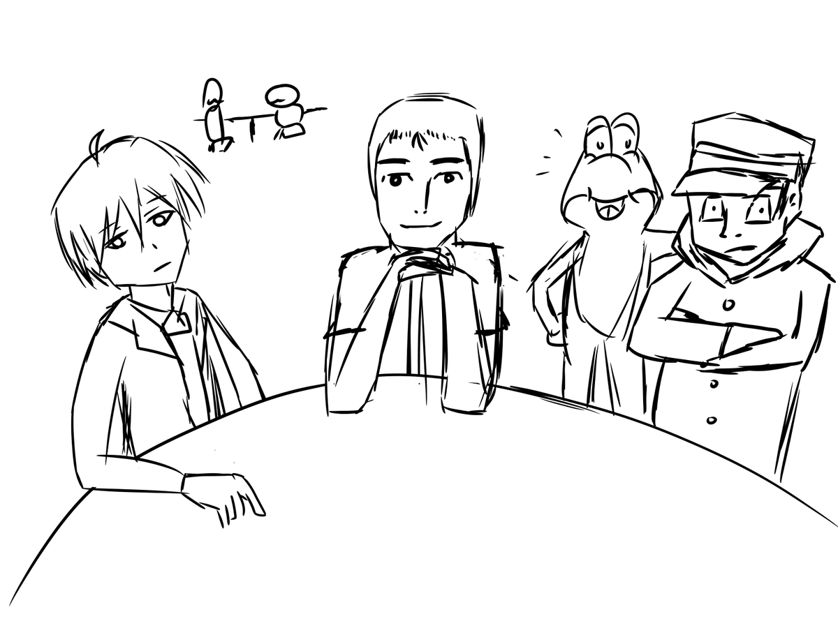 うどんe0k お絵かきスキー 伊藤誠 阿部高和 新城直衛 やる夫スレレジェンド 版権男性部門 やる夫スレ 落書き