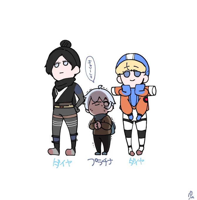 #るなりあーと

野良ダイヤ2人に囲まれている図 
