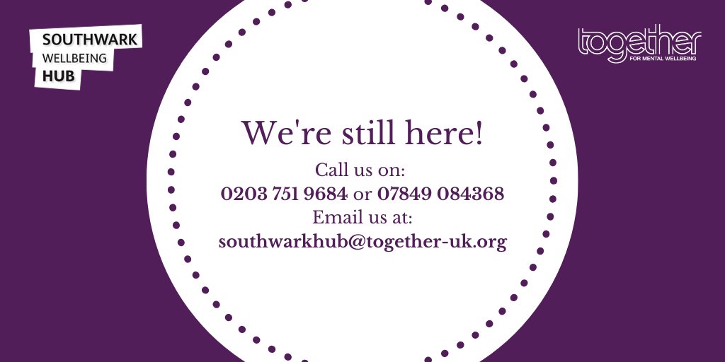 SouthwarkHub's tweet image. #Southwark #Wellbeing