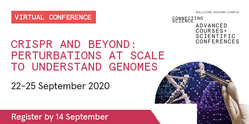We are delighted to announce that #CRISPR20 is going virtual! 🖥️

Join us for talks from invited speakers, short talk presentations, digital poster sessions, opportunities for networking and discussion online | #CRISPR20

📩Submit your abstract by 21 July:bit.ly/3d6FLuN
