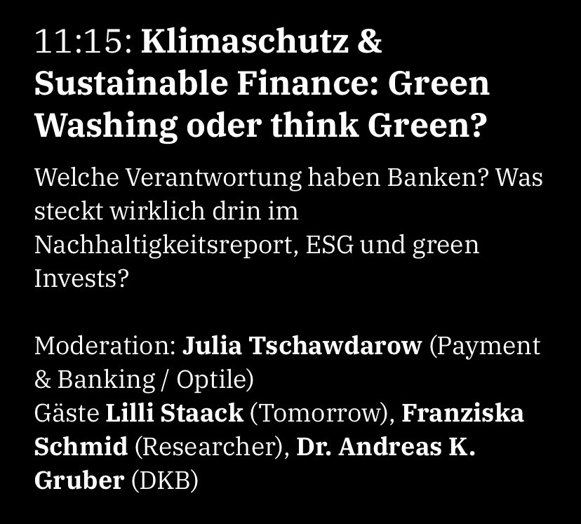 JuTschawdarow's tweet image. Tolles und wichtiges Thema gleich bei der #BEX20 💚 Ich freue mich auf die #Nachhaltigkeit(s)diskussion mit @LilliCSt von @_tomorrow_one, Dr. Andreas Gruber von der @DKB_Politics und Franziska Schmid!