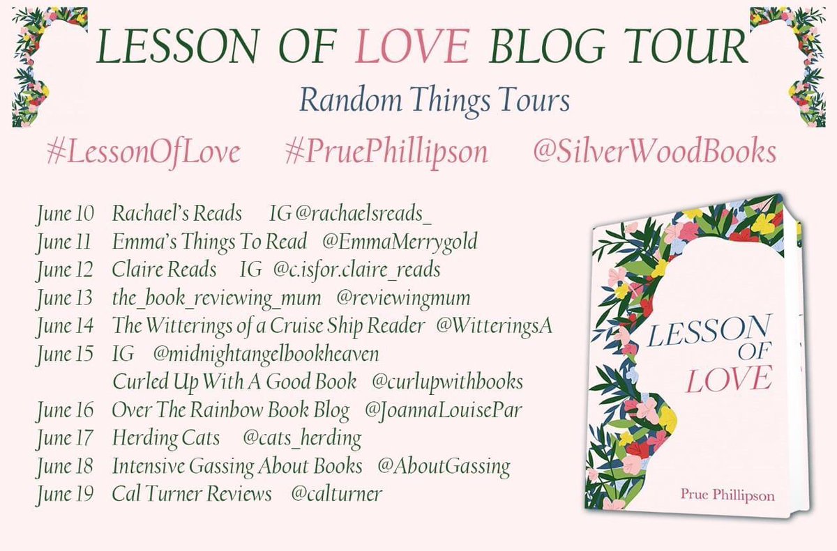 rachaelsreads_'s tweet image. I’m kicking off the #RandomThings tour for this beautifully written, heartbreaking short story 💗 

@SilverWoodBooks @annecater 
#LessonOfLove #PruePhillipson 
instagram.com/p/CBP5XmbgukL/