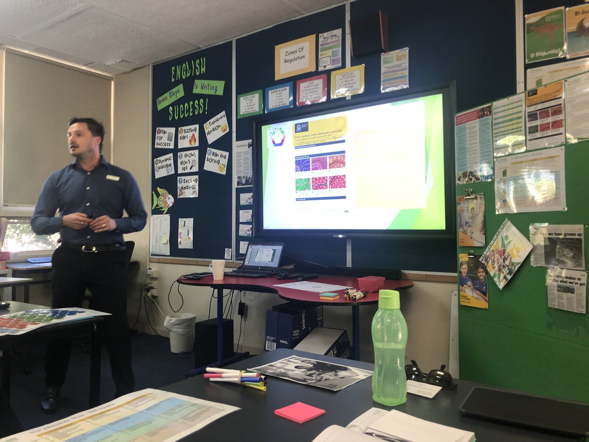 RangewaySchool's tweet photo. Today we commenced a collaborative partnership with @AllendaleTDS to create a unit of work with real life application using the So What? tool. Stay tuned for some exciting learning in Term 3... @LisaCriddle2 @Innovation_Unit @WA_Edu_News @TDS_SS_CO https://t.co/oabdSCNn8q
