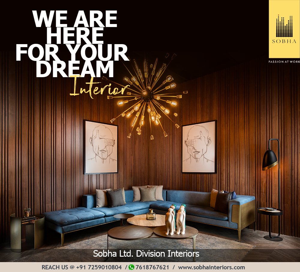 Your desire to live in a dream home now gets fulfilled with our customized inventive design crafted with detail.
Visit sobhainteriors.com or contact 7259010804 / 7618767621 for more details.
#SOBHAdevelopers #dreamhome #dreamhomeplan #dreamhomedecor #luxury #luxurious