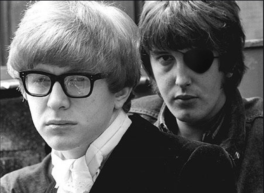 A rare shot of 60s pop duo Peter &amp; Gordon promoting their song, 'Shagadelic Baby, Yeah!' which reached No2.