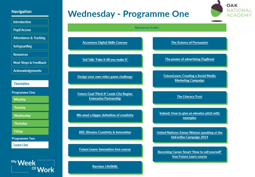 AspireAcadWorcs's tweet image. Yr11 PSHE: Brand &amp;amp; Marketing. Today, we’ll be exploring innovative &amp;amp; creative thinking from #MyWeekOfWork  
#LearnwithOak #LearnLive 

Look out for our evidence of the work/activities completed across the week @CEC_Worcs
 
#APFree
#CareersWorcs