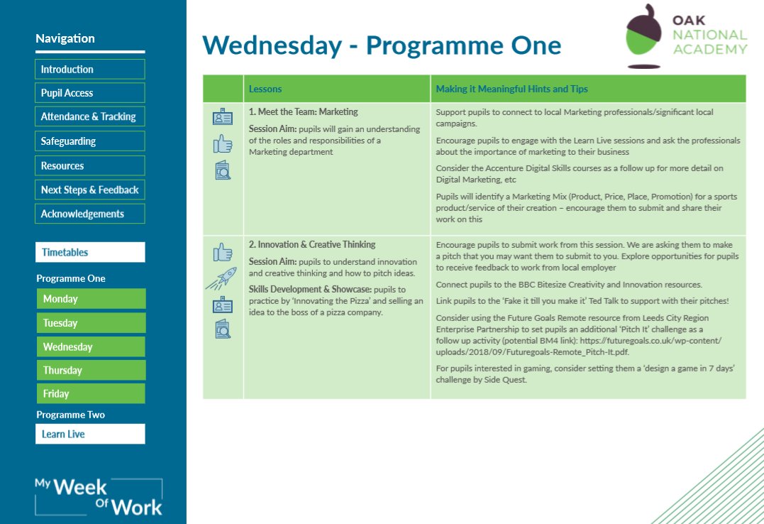 AspireAcadWorcs's tweet image. Yr11 PSHE: Brand &amp;amp; Marketing. Today, we’ll be exploring innovative &amp;amp; creative thinking from #MyWeekOfWork  
#LearnwithOak #LearnLive 

Look out for our evidence of the work/activities completed across the week @CEC_Worcs
 
#APFree
#CareersWorcs