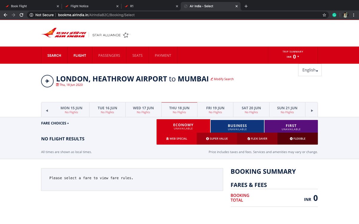 Pratikmore95's tweet photo. @airindiain we all are sitting from last 1 hour to book the flight, but still, it's showing no flights, ridiculous. and now you are changing the booking timings, if you can't make it then why u giving us the time 
@airindiain https://t.co/mql4aQc5vA