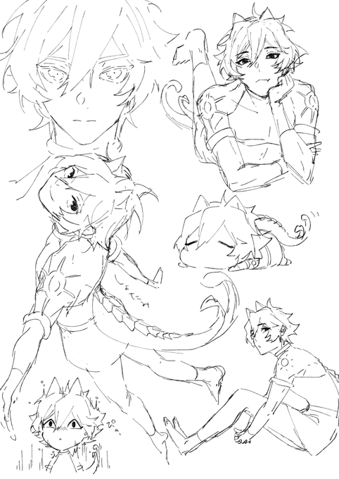 無心で殴り描いてた 