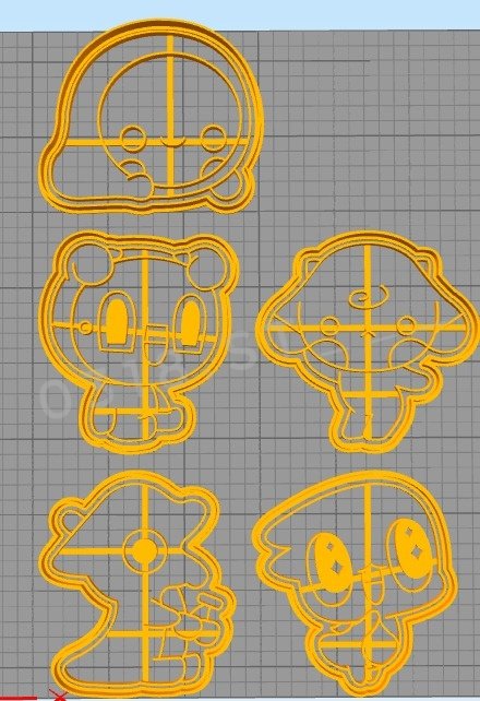 The design for cookie cutter finished INA LOΛEs ,if you want to order ,you can use my pic and then contact the seller (xyzstudio on shopee)I've told the seller that some of my friend wanna buy it so she said you can use my designAnd please , don't sell it with profit 