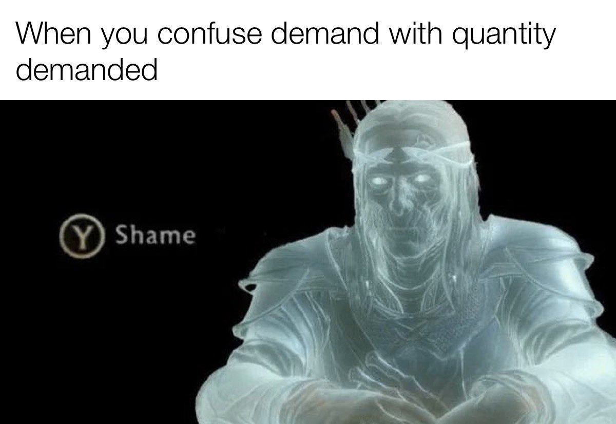 EconMemeSupply's tweet photo. Idfc, just supply it or something #equilibrium https://t.co/CtXI0leRVk