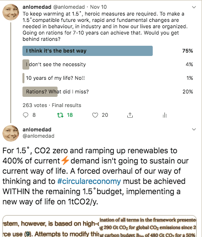 anlomedad's tweet photo. The authors don't know or underestimate the grief the damages cause at 1.2C today #Norilsk #AUSFire
When ppl know that damage and grief grow even more towards 1.5C, let alone 2C, they will want to do *all* to avoid it.
It's unthinkable they wouldn't. Most ppl aren't sociopaths. https://t.co/dMh0sGSqgR