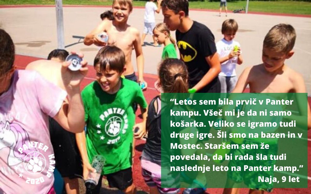 KampPanter's tweet photo. [Zakaj na Panter Kamp?]

PANTER IZJAVA #3

--------------
📋 Informacije o kampu na spletni strani: https://t.co/yelLYe5WbY 

🖊Prijave na povezavi: https://t.co/cqzrjZjbkL
-----------

#PanterKamp #PoletnoVarstvoOtrok #AktivnePočitnice #otroci #košarka #igranje #zabava https://t.co/oa2acvmhIt