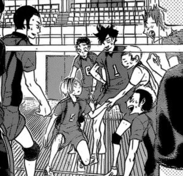 Kenma's relationship with Yaku is simply that of a senior and junior. Yaku enjoys talking about the growth of their juniors, and Kenma undoubtedly belongs in that category.