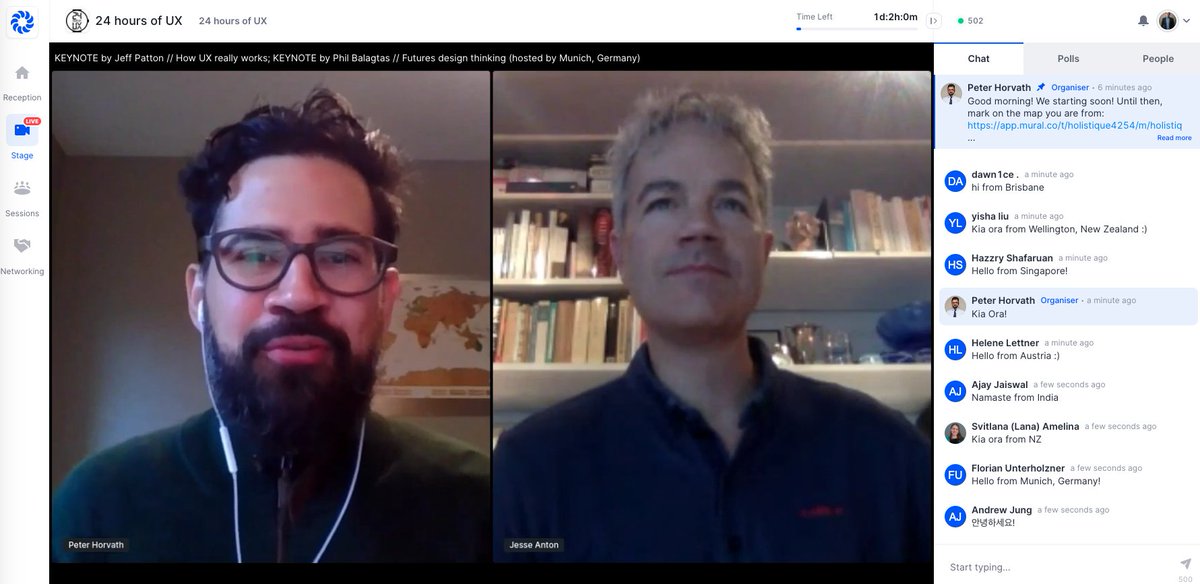 Tate_LYP's tweet photo. Let's start! 24 Hours of UX

Organizer: @jessejanton @horvathpeti  

Sponsor: @AdobeXD @UXTestingIO 

#24hoursofux https://t.co/NuPTdQVqXi