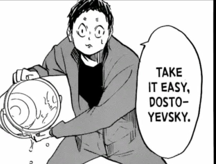 Personally, I think Kenma has a soft side for Fukunaga. It probably started when Fukunaga stopped a fight between Kenma and Yamamoto by throwing a bucket of water over them to prevent the situation from escalating. Fukunaga is fond of comedy and often spouts funny rhyming terms. 
