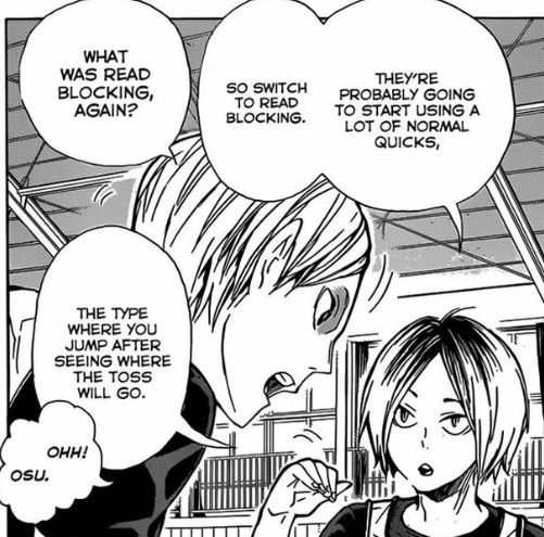 At first, it seems as though Kenma dislikes Lev, but this feeling eventually disappears as the two are able to attack properly later in the series. Though, Kenma still roast him him from time to time. 