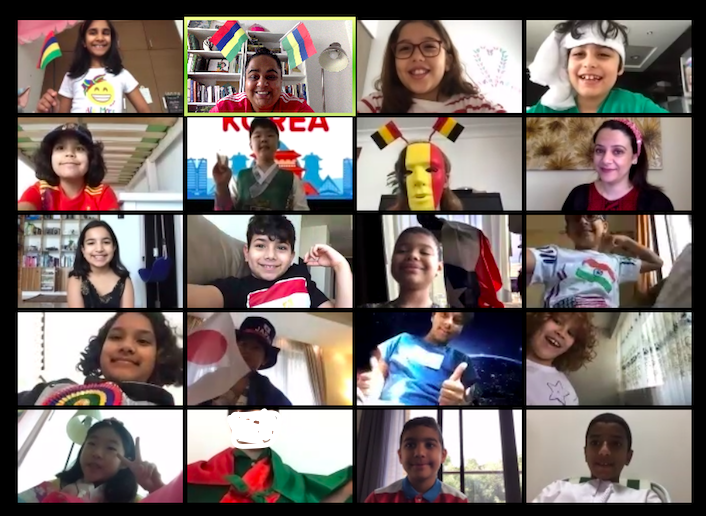 trampallRAD's tweet image. Happy International Day from Diamonds Class! #RadRemoteLearning