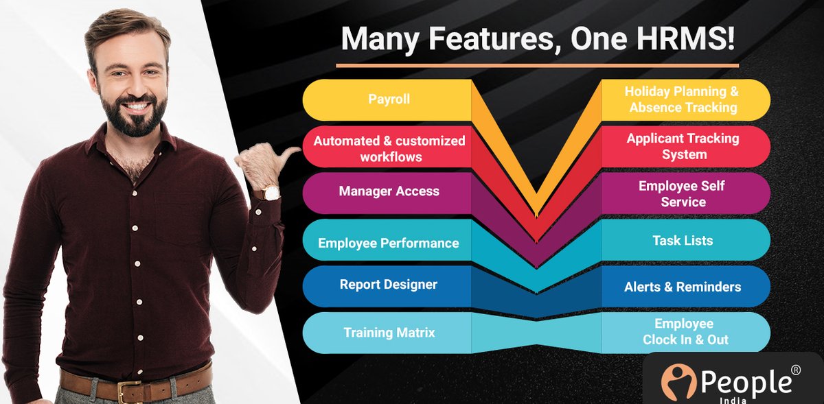 PeoplehrI's tweet photo. Many Features, One HRMS!
Read @ https://t.co/pDN41Tl8Vw
#People® #payroll #attendancemanagement #Trainingmatrix #reportdesign #hrsoftwaremangement #applicationtracking  #reportdesigner #performancemangement #employeeperformance  #covid19lockdown #workfromhome #staysafeathome https://t.co/HnhuNKuqMj
