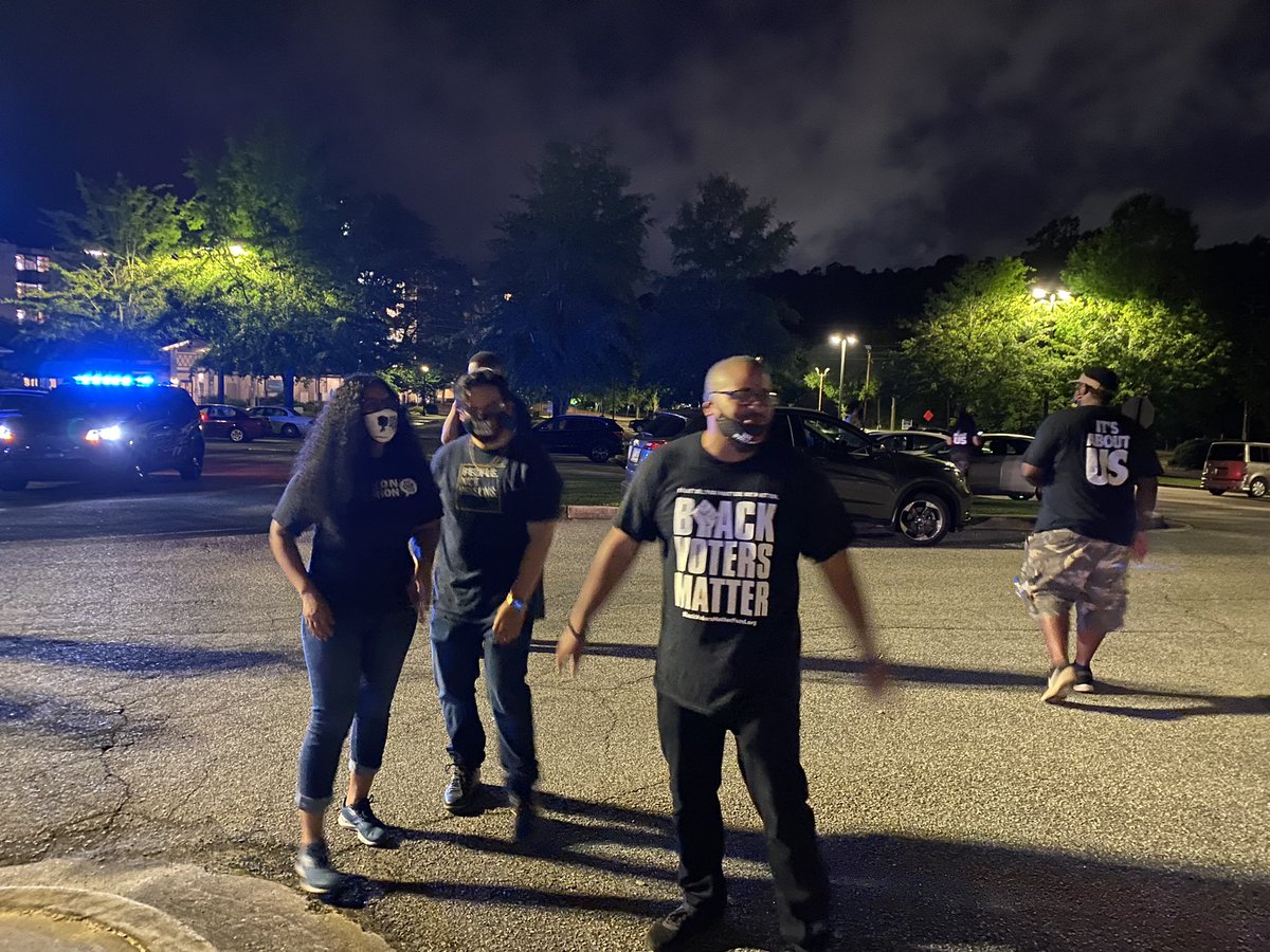 Last voter walked out at 12:37am! Technically it’s Wednesday. But the voting advocates groups refused to leave. They called the police on us but we told them we were not leaving until everyone voted. Why? Because <a href="/BlackVotersMtr/">Black Voters Matter Fund</a>