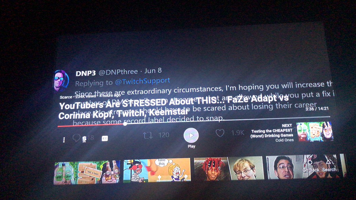 CsThr33's tweet photo. @DNPthree Casually watching Scarce and @DNPthree name pops up https://t.co/XnCFjygbOh