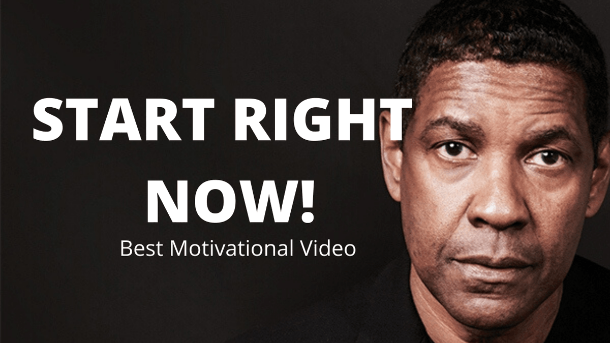 SelfGrowthConn1's tweet image. Best Motivational Video - START RIGHT NOW! youtu.be/tnG_aQUMUkc via @YouTube 
#success #motivation #win #DenzelWashington #stevejobs #lesbrown #andyfrisella #williamkinghollings