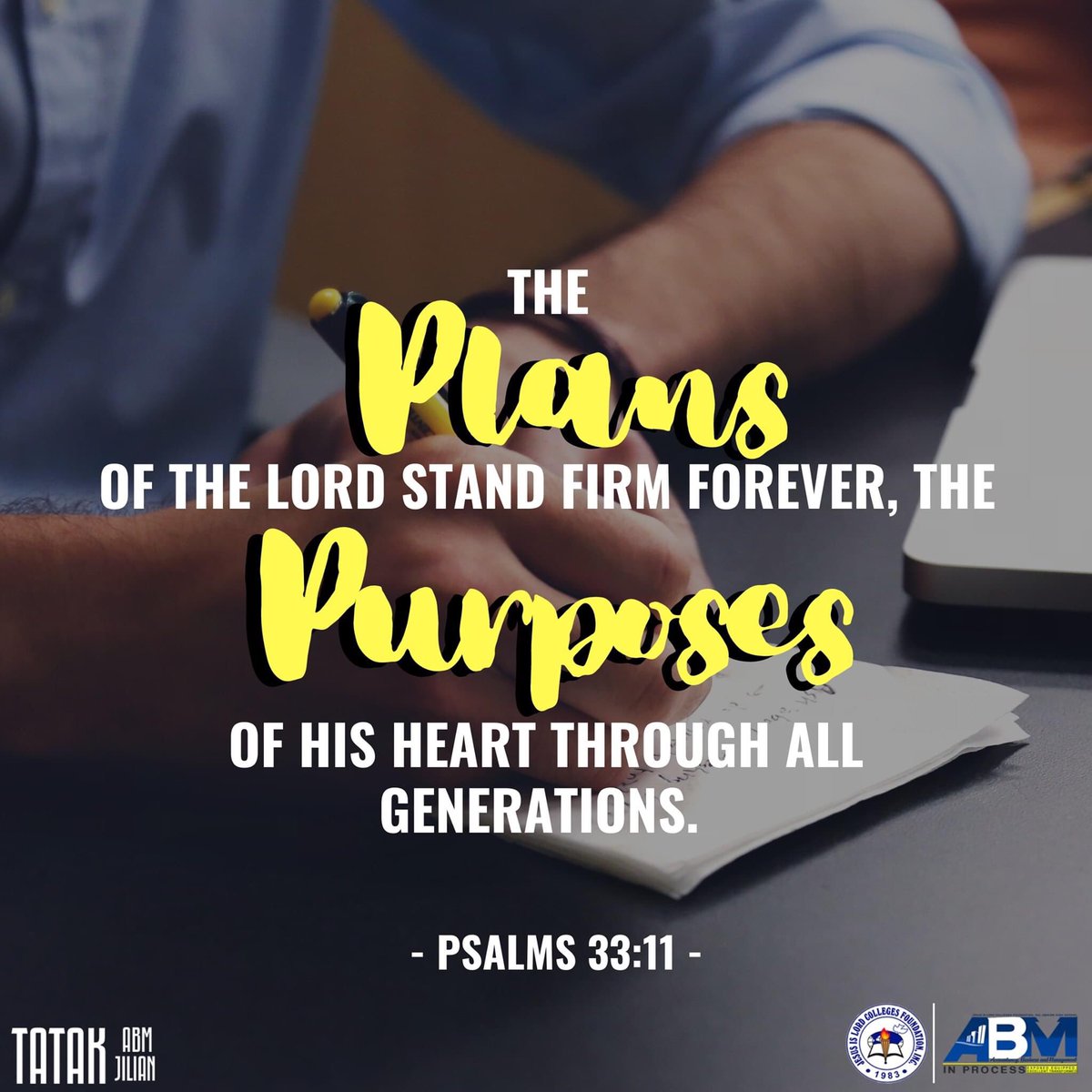 AbminProcess's tweet image. A great reminder to us that no one has the better and perfect plan than God, that in the end, there will be no regrets, but pure joy in having life according to the Master’s plan and knowing that He will say, “Well done good and faithful servant.” (Matthew 25:21)

#PlanOfGod