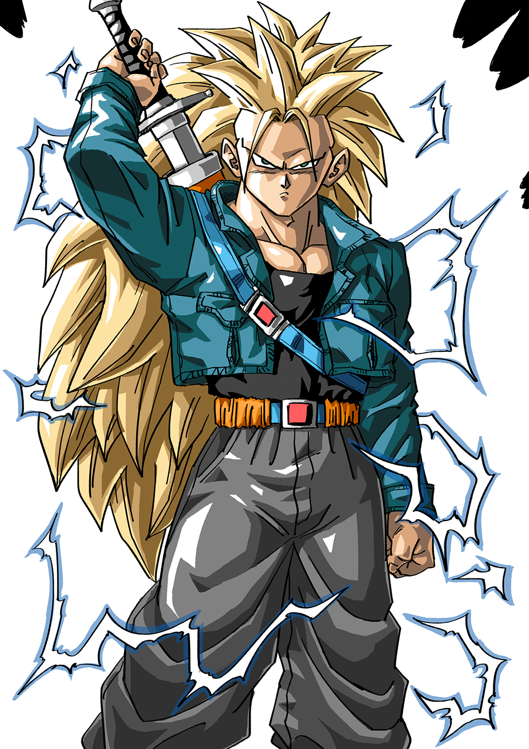 森 過去絵 8 超サイヤ人3 トランクス ドラゴンボール ドラゴンボールヒーローズ 超サイヤ人 超サイヤ人3 トランクス T Co Unf6ep8o6y Twitter
