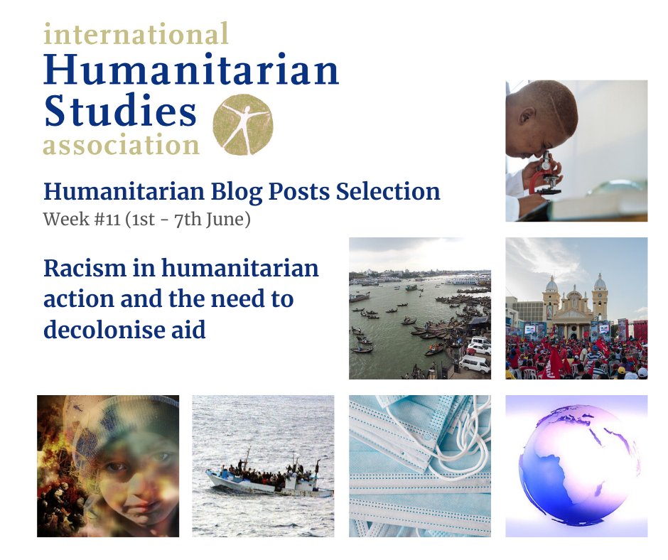 IHSA_studies's tweet photo. Our weekly selection is out: Racism in humanitarian action and the need to decolonise aid. With posts by: @C_Himmelstine @Melanie_Pinet @ThandieMwape @HSlim_Oxford  @AngelaBruceRaeb @ajkawolf @KatrinWittig @lisa_cornish and more - https://t.co/8oYNngok8p https://t.co/cZ5w7KB4bM