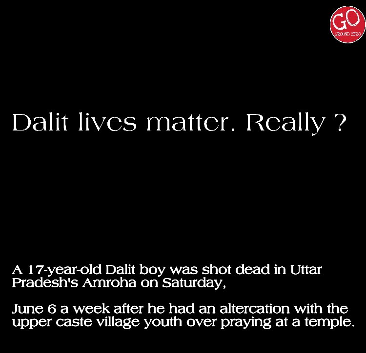 Groundzeroin's tweet photo. #DalitLivesMatter Really? https://t.co/FW0XIxuVl9