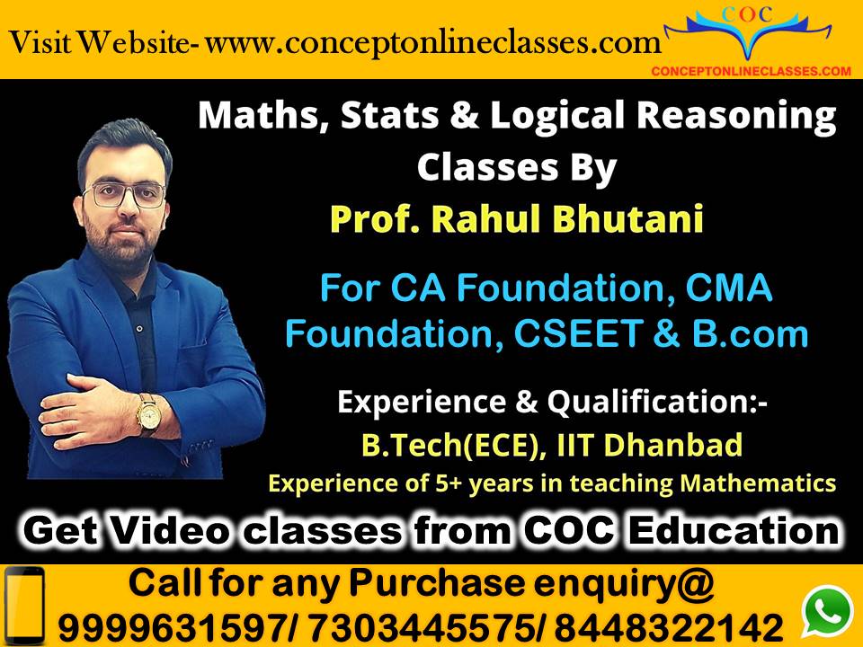 cacmasantosh's tweet image. For further inquiry call us @ 9315727327, 8448322142, 9999631597, 7303445575
Visit our website - conceptonlineclasses.com
#icmai
#mathsclasses
#CMA