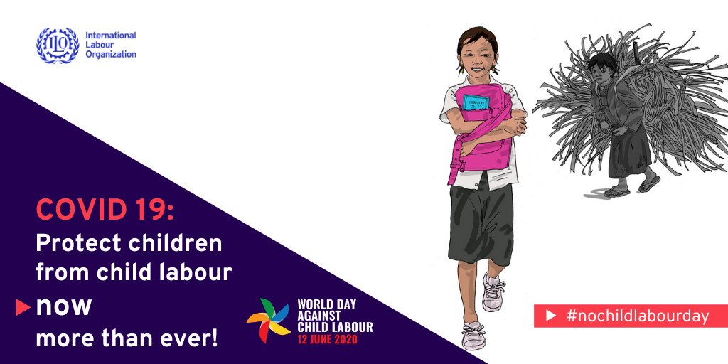 ILONewDelhi's tweet photo. Are you prepared for the World Day against Child Labour - 12th June 2020

Check the ILO campaign page now for details https://t.co/5Pljm6g9K5

#nochildlabourday

@LabourMinistry
@kNOwChildLabour @UNICEFIndia @BBAIndia https://t.co/5NhnfOOzs0