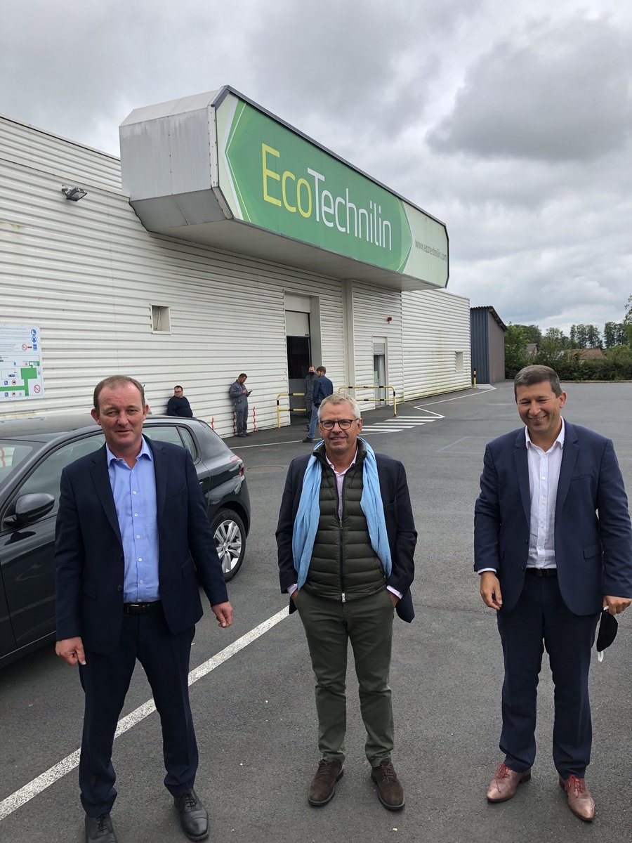 jcdeschamps58's tweet photo. Visite du Deputé ⁦@XavierBatut⁩ de l’usine ⁦@Ecotechnilin⁩ du groupe ⁦@NatUp_groupe⁩ nous avons partagé sur la stratégie du pôle fibre du groupe. https://t.co/xL2qtZMDUH
